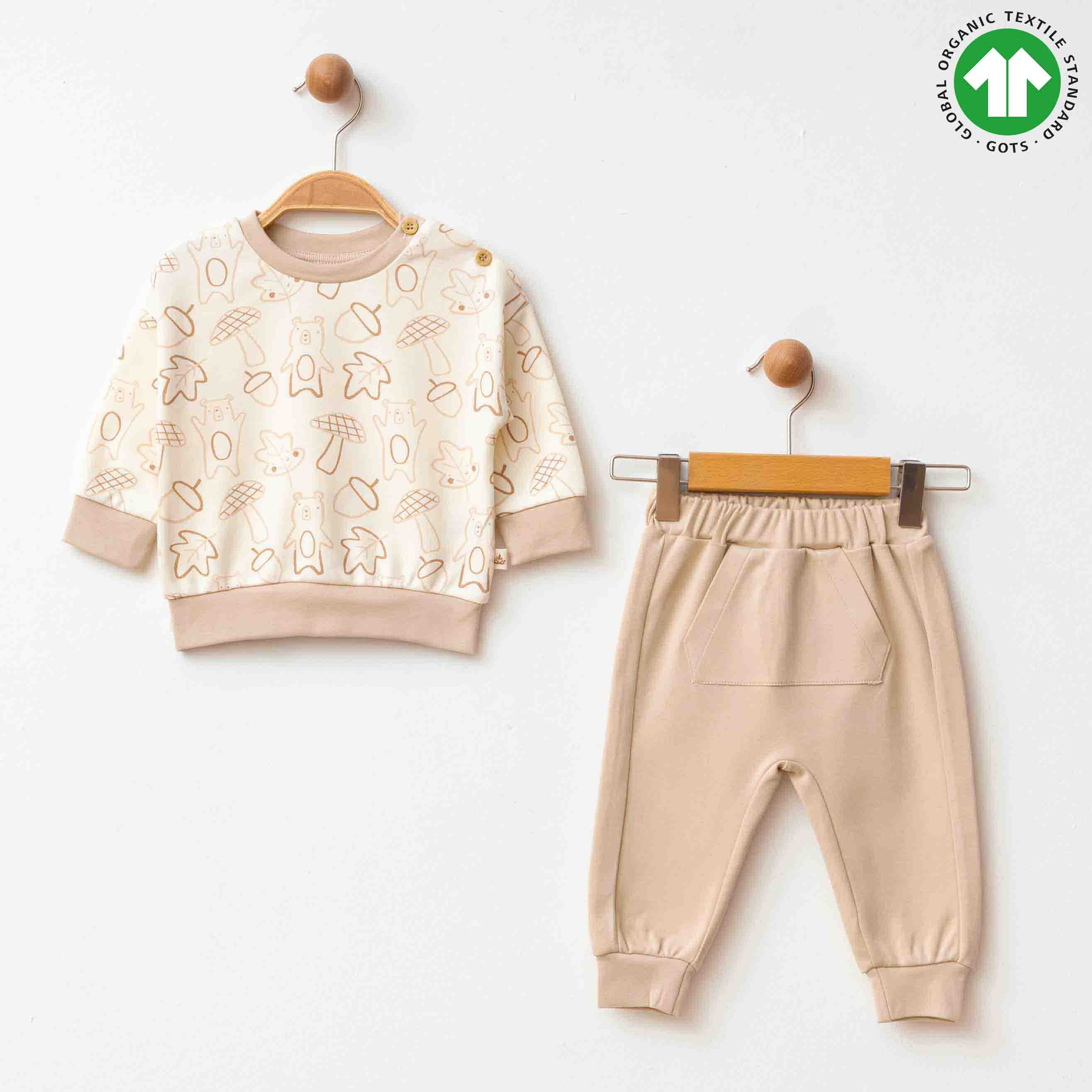 ESL-2234 KAHVE İKİLİ TAKIM