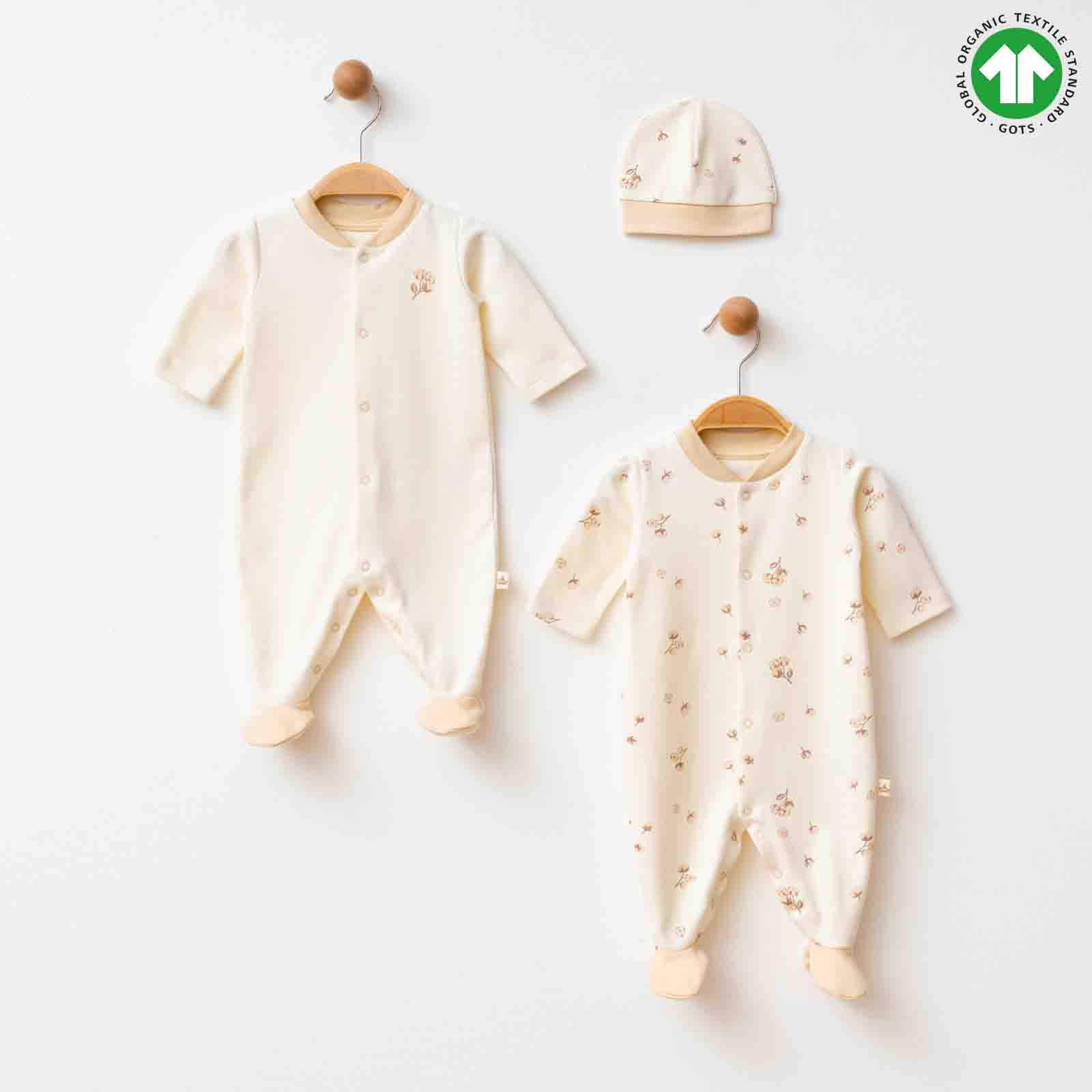 ESL-2242 ŞAPKALI BEYAZ TULUM