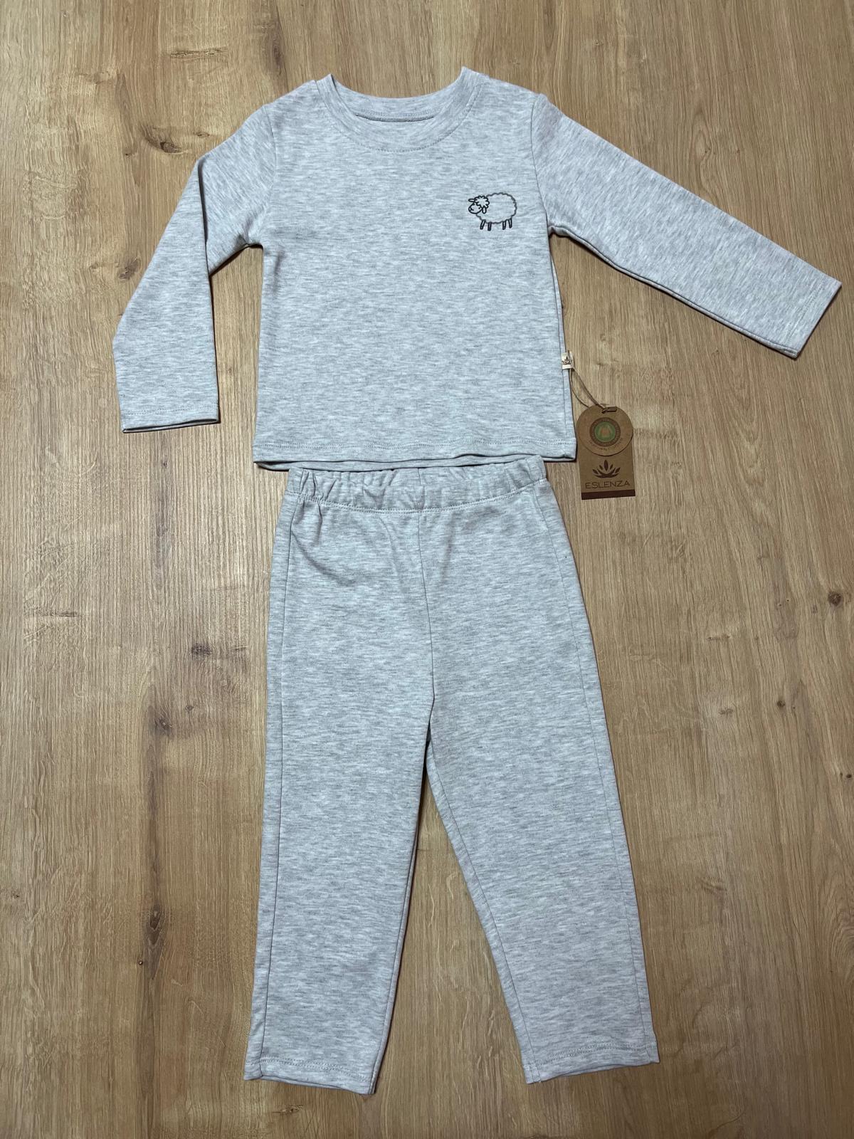 ESL-2218 GRİ PİJAMA TAKIM-V2