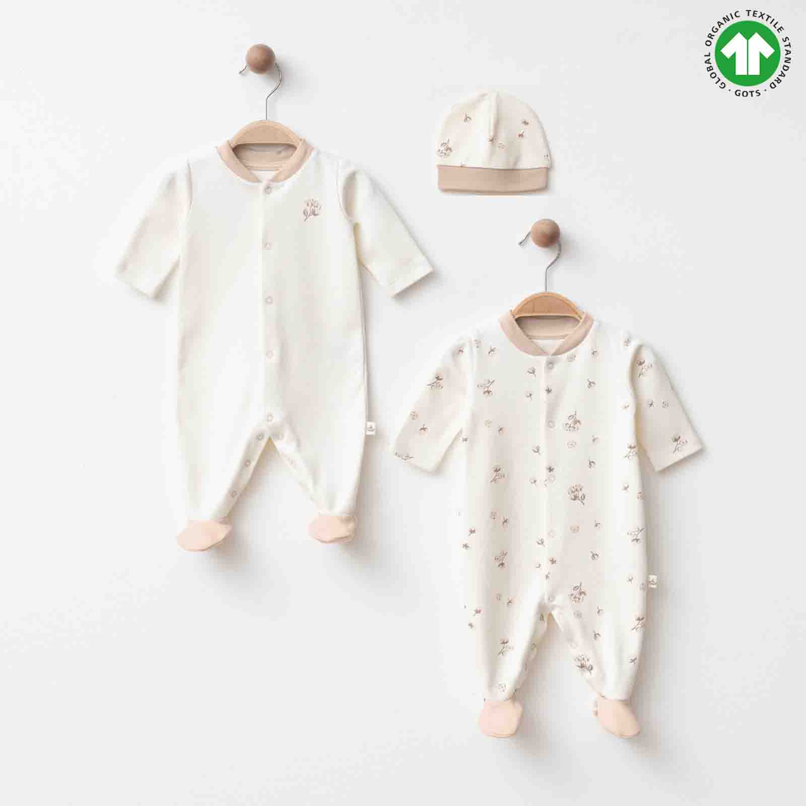 ESL-2242 ŞAPKALI BEYAZ TULUM