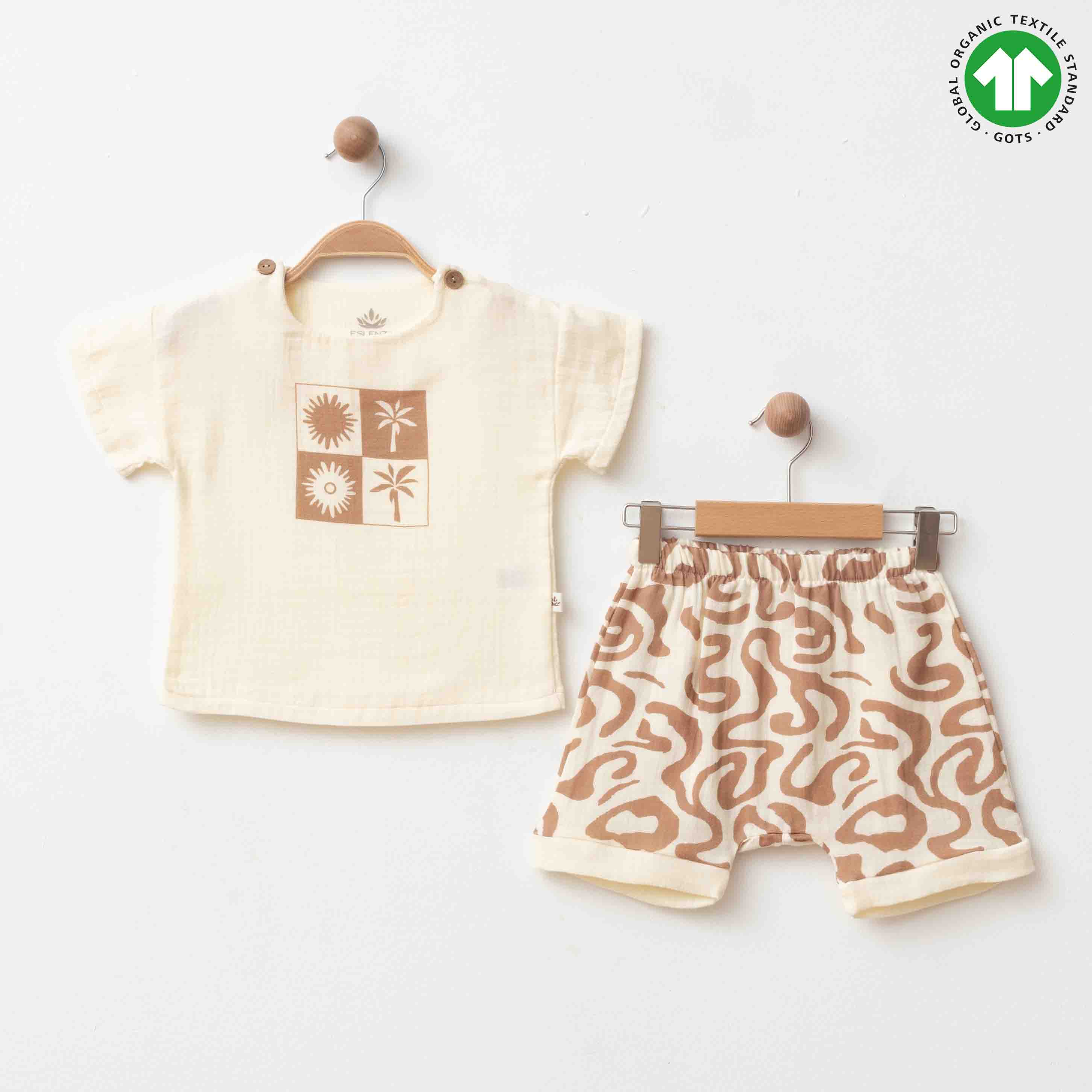 ESL-2263 MÜSLÜN EKRU İKİLİ TAKIM