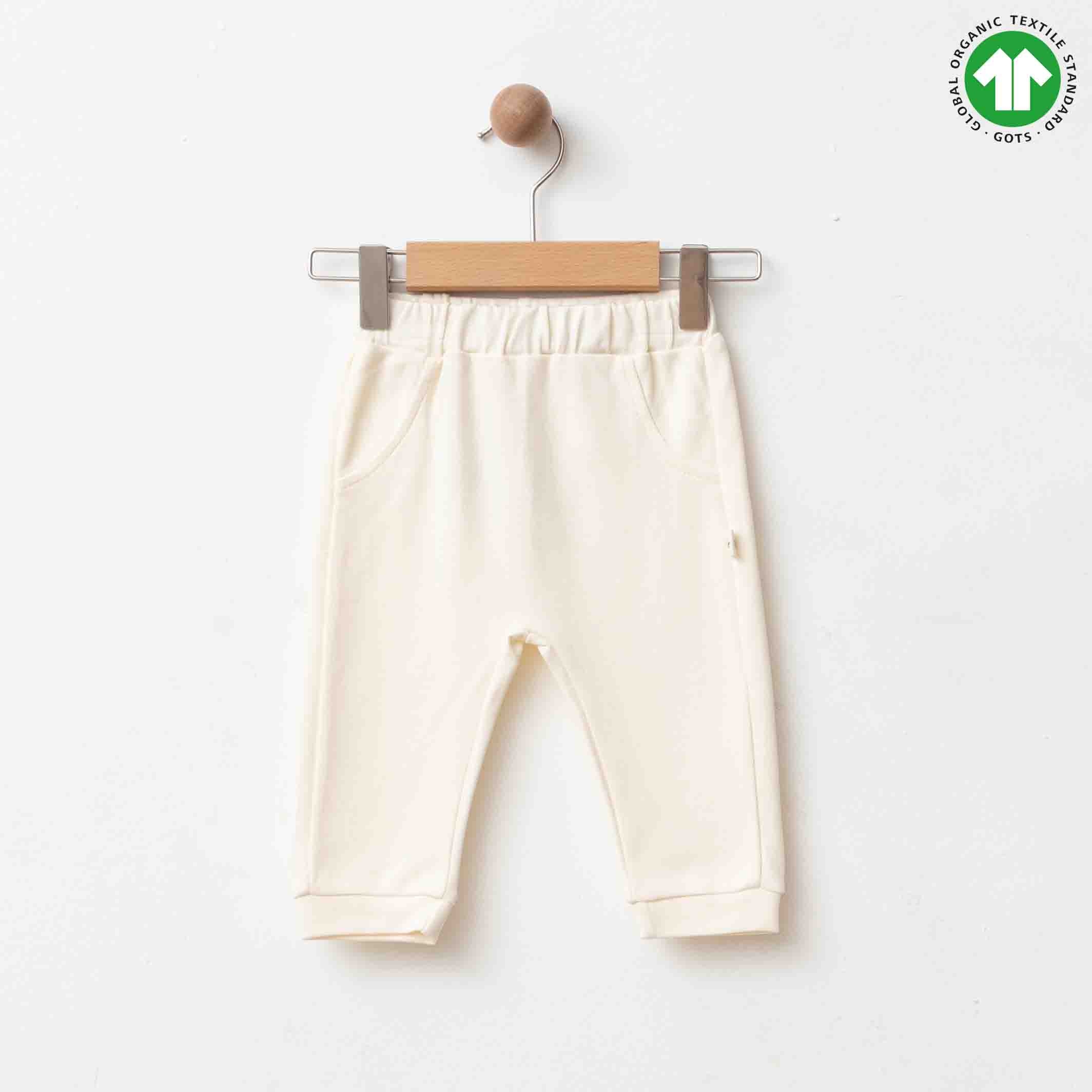 ESL-2285 ORGANİK EKRU PANTOLON