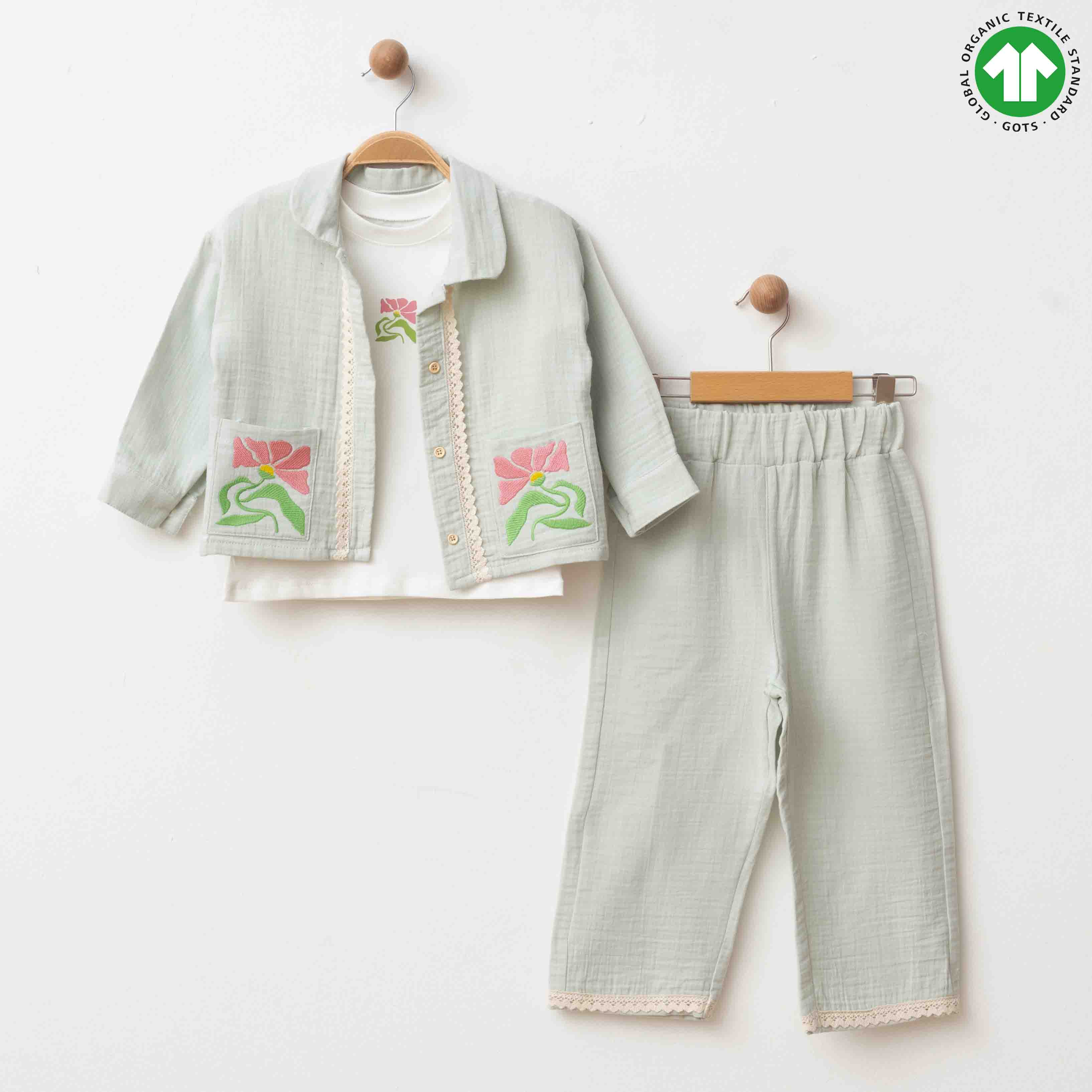 ESL-2280 PEMBE 3LÜ TAKIM